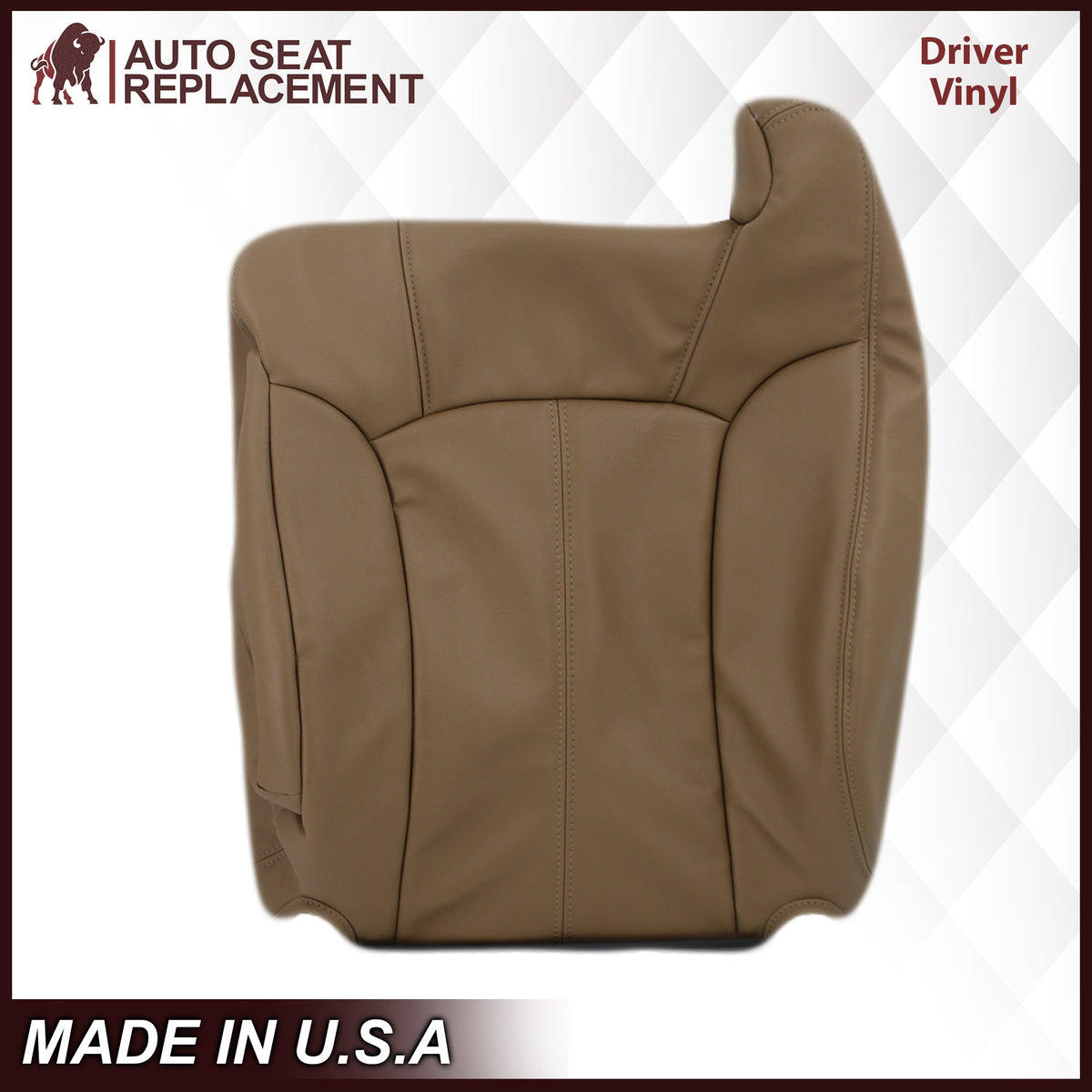 1999-2002 Chevy Silverado Seat Cover in Medium Dark Oak Tan (trim code 672 or 67i)