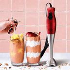 Better Chef 200W DualPro Immersion Blender Hand-Mixer with Cup and Beater