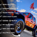 BLAK Full Kit, Semi-Permanent Protectant | Ceramic Hybrid OEM Restoration, Dry Rot Prevention, Car, RV, Aircraft, Motorcycle, ATV & Golf Cart | DRY-SEAL SAFE!