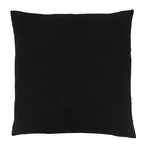 Fennco Styles Embroidered Crosses Cotton Decorative Throw Pillow Cover 20" W x 20" L - Black Woven Cushion Case for Home, Couch, Living Room, Bedroom, Office and Holiday Décor
