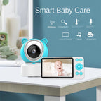 Baby Monitor with Doodle Smartphone Dual Use 5-inch Temperature Detection for Kids and Babies
