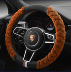 Cute Plush Winter Steering Wheel Cover 38cm