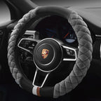 Cute Plush Winter Steering Wheel Cover 38cm