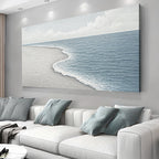 Abstract Beach Shore Wall Art