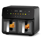 10QT Dual Air Fryer - Double Basket Air Fryer with Touchscreen Control