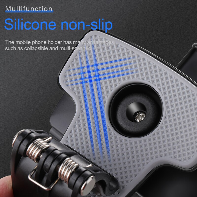 360 Degrees Car Phone Holder Universal Smartphone Stands Car Rack Dashboard Support for Auto Grip Mobile Phone Fixed Bracket