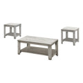 Table Set, Coffee, End, Side, Accent, Living Room, Transitional (Set of 3)