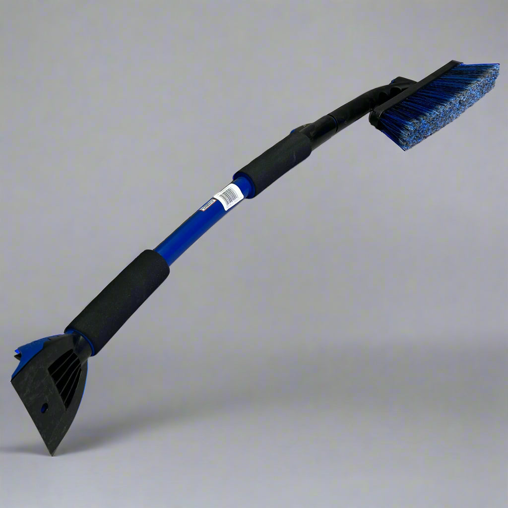 MAXX FORCE (2 PACK) Snowbrooms Extends to 50" Reach Window Scrapers, Blue