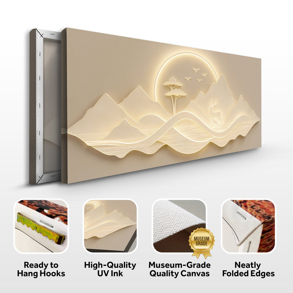 Modern Mountain Landscape Wall Art