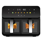 10QT Dual Air Fryer - Double Basket Air Fryer with Touchscreen Control