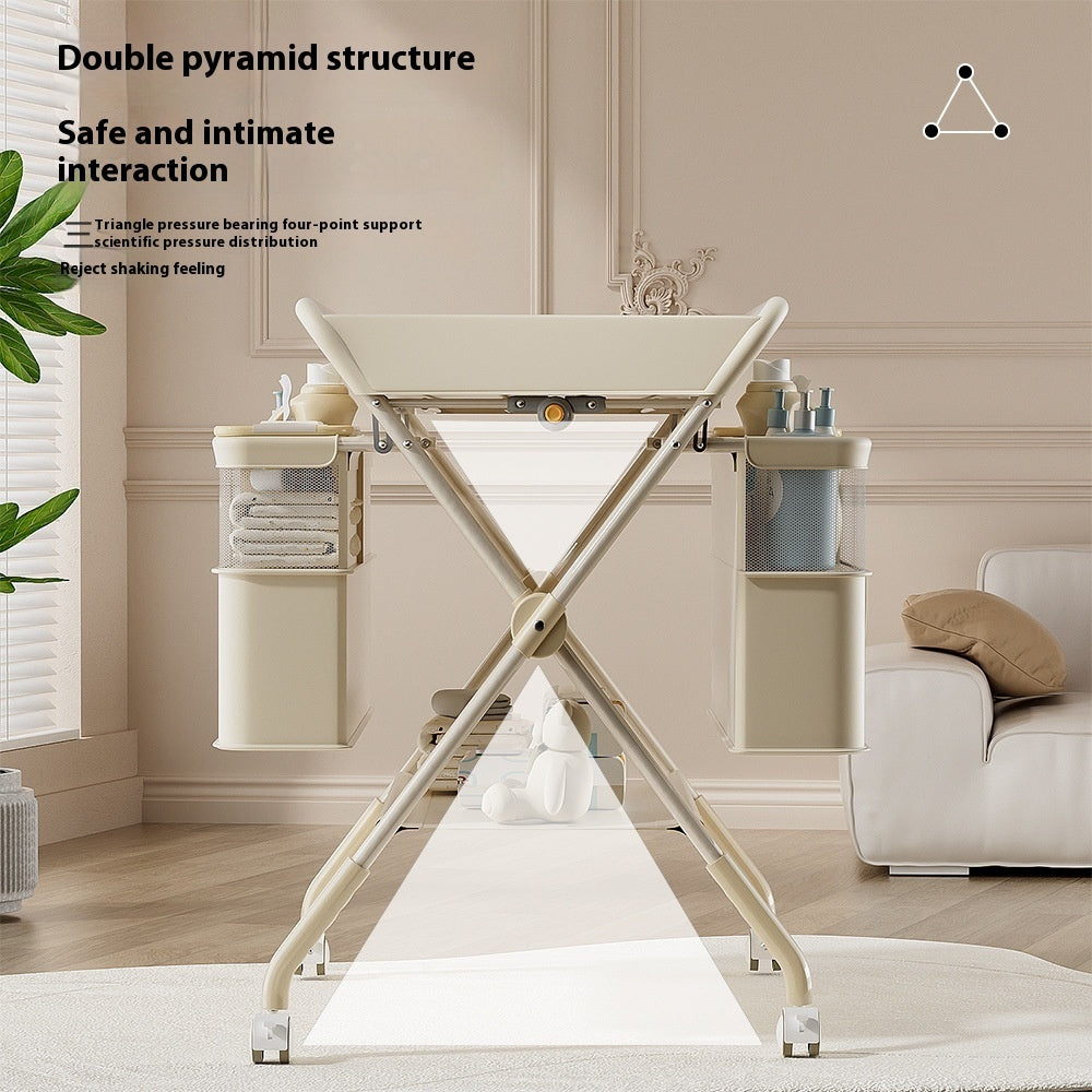 Baby Care Foldable Multifunctional Diaper-changing Table