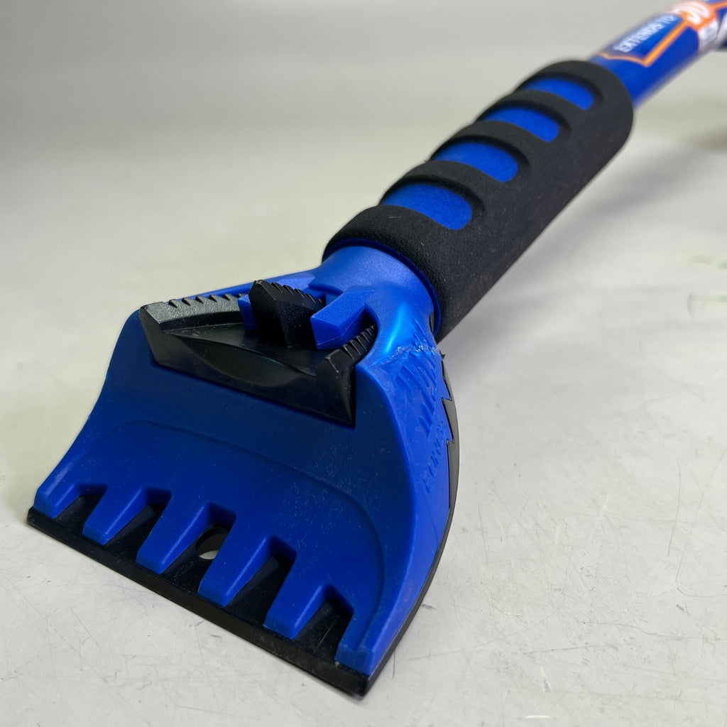 MAXX FORCE (2 PACK) Snowbrooms Extends to 50" Reach Window Scrapers, Blue