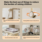 Baby Care Foldable Multifunctional Diaper-changing Table