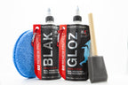 2-Pack Ceramic-Hybrid Protectant Kit | BLAK & GLOZ 100ml | 4-12 Months Tire, 1-2 Years Trim & Vinyl Protection | Safe for Cars, Golf Carts, RVs, Motorcycle-Safe