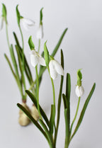 10" Faux Standing Snowdrop w/Bulb