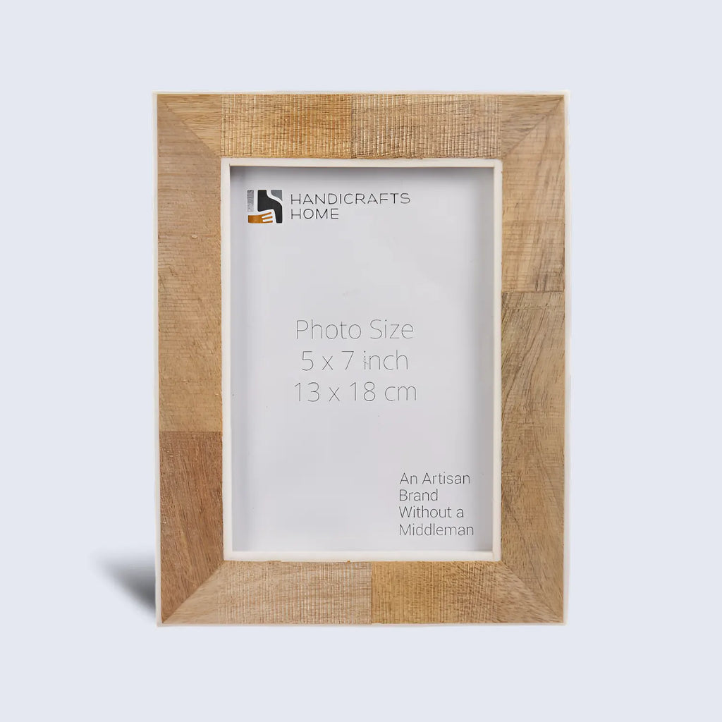 Wood Resin Inlay Picture Frame 4x6 5x7 Photo Frame Decor