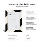 Artisan Bedazzle Black & White Picture Frames 4x6 5x7 8x10