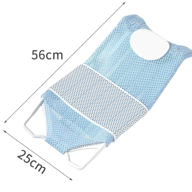 Newborn Baby Bath Support Net – Sitting Bath Tool for Infant Tub
