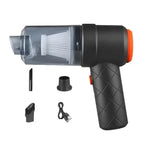 Wireless Car Vacuum Cleaner 120W Cordless Dust Handheld Auto Portabale Vacuum High-power Vacuum Cleaner For Home Office Car