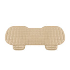 Car Seat Cover Front Rear Flocking Cloth Cushion Non Slide Winter Auto Protector Mat Pad Keep Warm Universal Fit Truck Suv Van