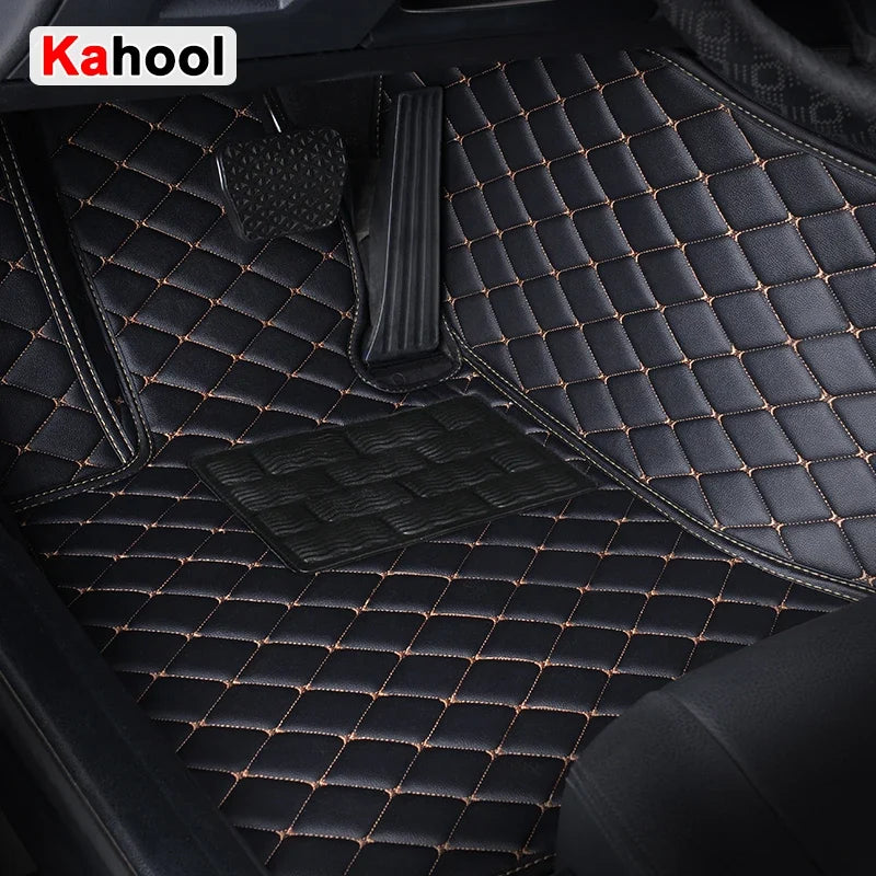 KAHOOL Custom Car Floor Mats For Subaru Legacy Sedan Auto Carpets Foot Coche Accessorie