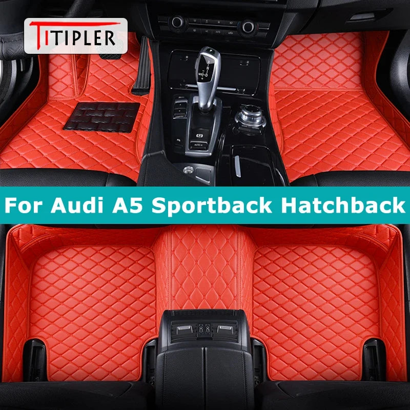 TITIPLER Custom Car Floor Mats For Audi A5 Sportback 4Doors Hatchback Auto Carpets Foot Coche Accessorie