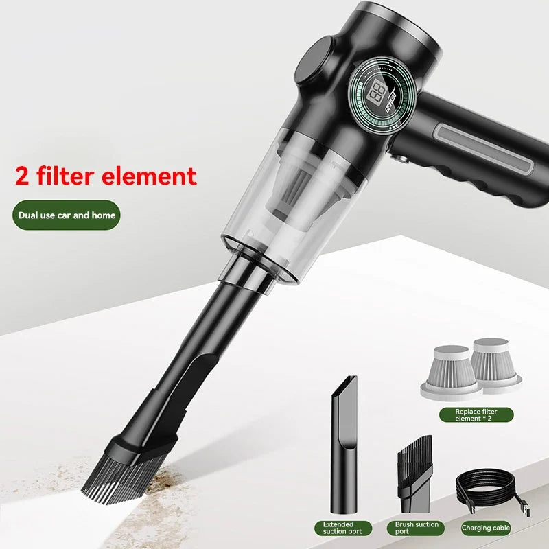 30000PA Wireless Car Vacuum Cleaner | Handheld Cordless for Auto and Home