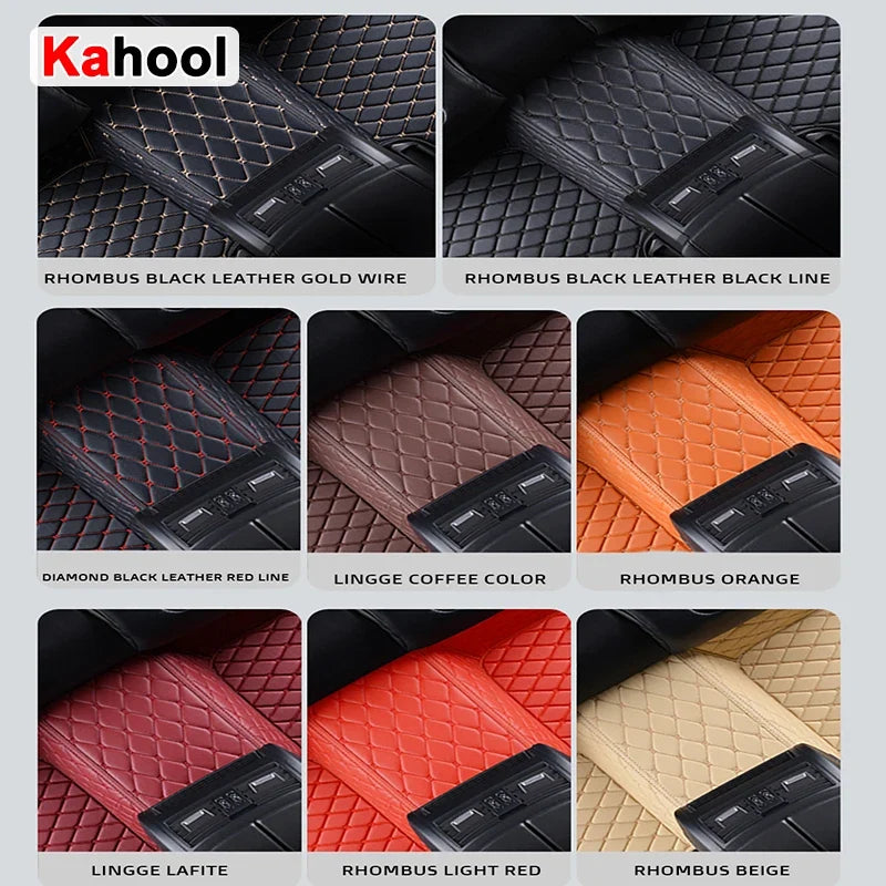 KAHOOL Custom Car Floor Mats For Subaru Legacy Sedan Auto Carpets Foot Coche Accessorie