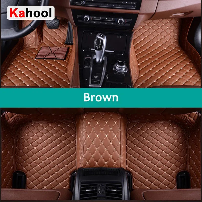 KAHOOL Custom Car Floor Mats For Subaru Legacy Sedan Auto Carpets Foot Coche Accessorie
