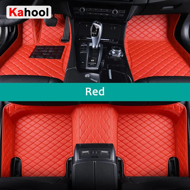 KAHOOL Custom Car Floor Mats For Subaru Legacy Sedan Auto Carpets Foot Coche Accessorie