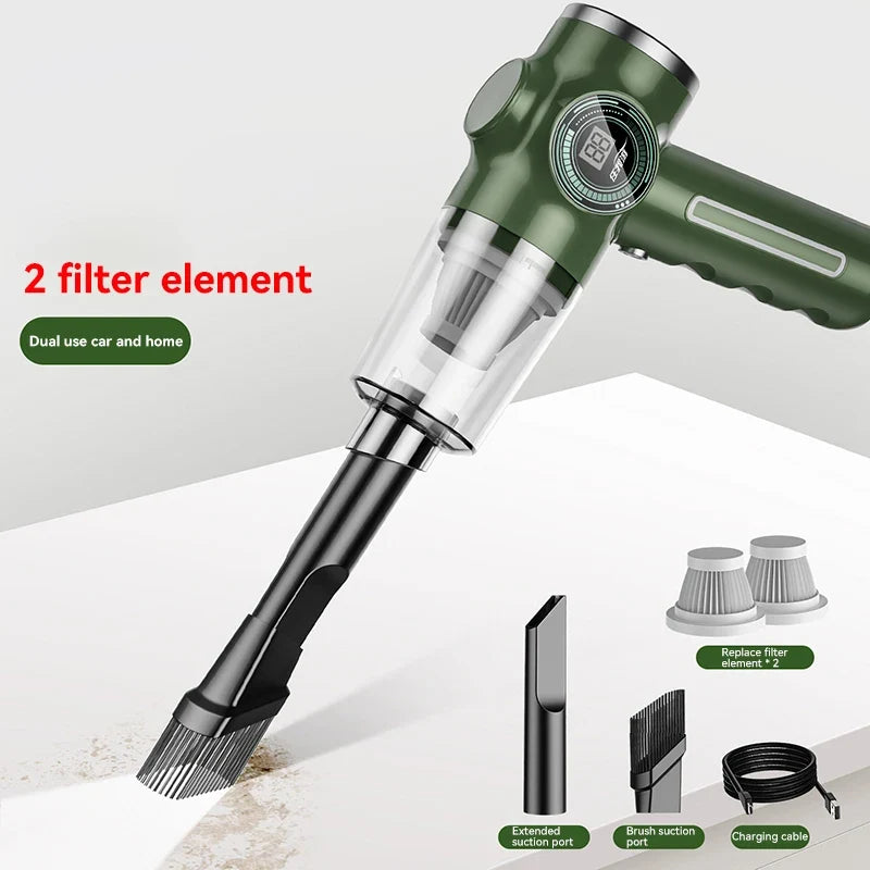 30000PA Wireless Car Vacuum Cleaner | Handheld Cordless for Auto and Home