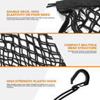 Motorcycle Elastic Cargo Net
