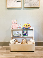 SHELBY- Toy Shelf + Storage Bin