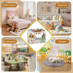 Kids Toy Storage Organizer with Stuffed Animal Holder