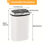 13 Gallon 50L Automatic Trash Can Touchless Motion Sensor Kitchen Garbage Bin