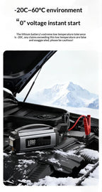3-in-1 Portable Cordless Car Starter & Tire Inflator Multifunctional Emergency Vehicle Tool