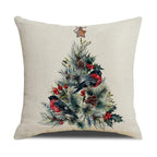 Christmas Green Stripe Pattern Cotton Linen Throw Pillow Christmas Stripe Pillow Cases Christmas Green Decorative Cushion Cover Cotton Linen Pillowcase Indoor Sofa Decorations Home Sofa Decorative Pillowcase 45X45CM