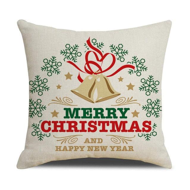 Christmas Green Stripe Pattern Cotton Linen Throw Pillow Christmas Stripe Pillow Cases Christmas Green Decorative Cushion Cover Cotton Linen Pillowcase Indoor Sofa Decorations Home Sofa Decorative Pillowcase 45X45CM