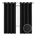 Full Blackout Hot Sale Curtain With Black Lining On The Back
