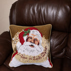Set of 2 Believe in Santa Christmas Cushion Throw Pillow Covers