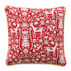 Set of 2 White Deer in the Woods Christmas Throw Cushion Pillow Covers