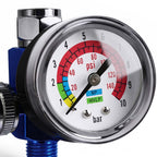 Professional Analog Air Compressor Regulator - 150 PSI High Flow Control with 89 SCFM (AR-01)