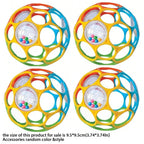Soft Baby Grasping Rattle Ball | Sensory Development Toy with Bell for 0-24 Months