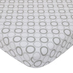 NoJo Dreamer Elephant Blue, Grey 8 Piece Nursery Crib Bedding Set
