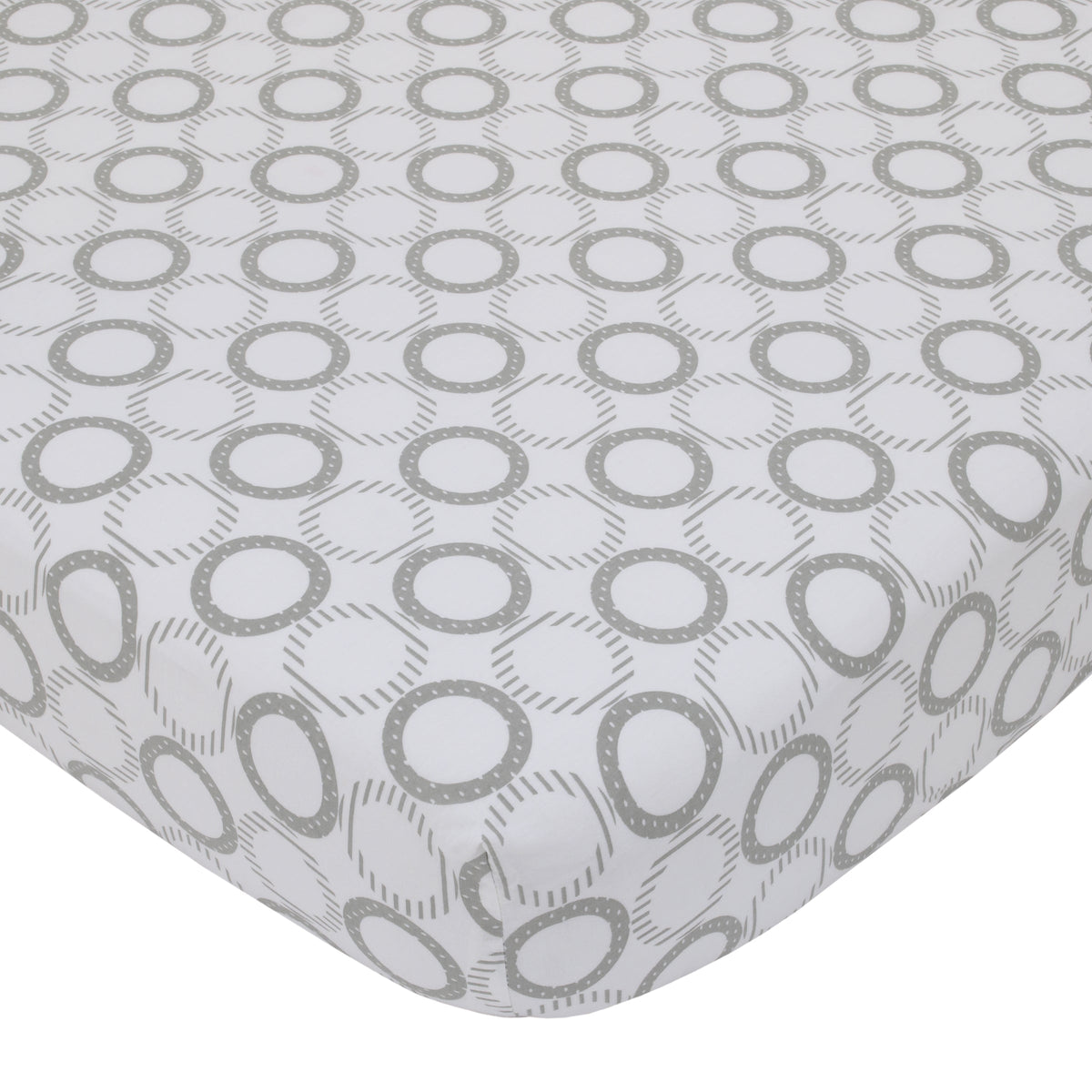 NoJo Dreamer Elephant Blue, Grey 8 Piece Nursery Crib Bedding Set